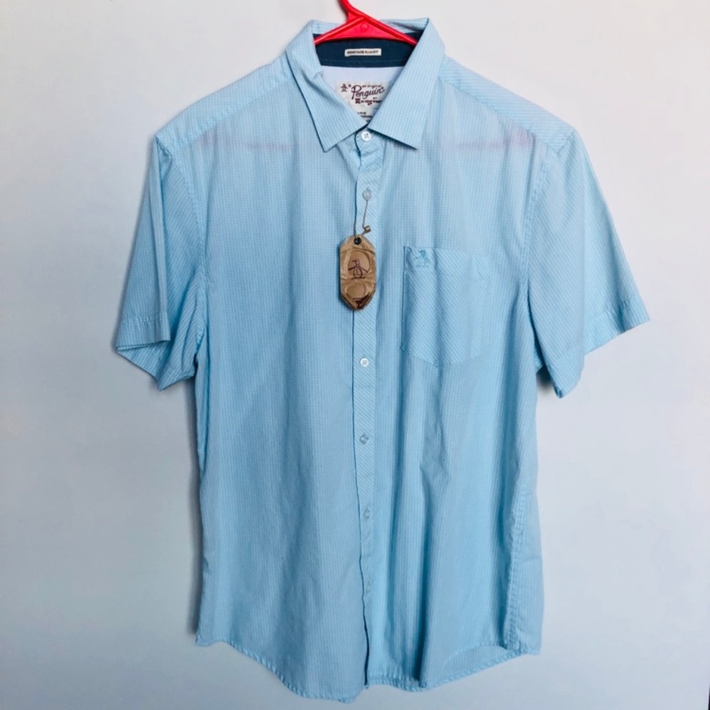 Men's Original Penguin Short Sleeve Button Down